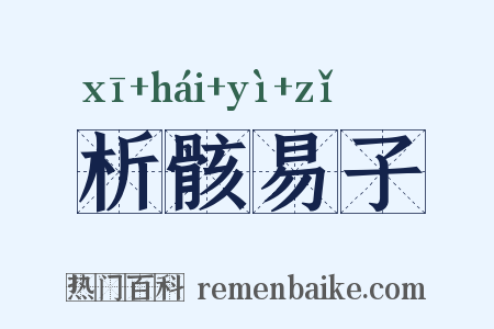 析骸易子是什么意思的图片